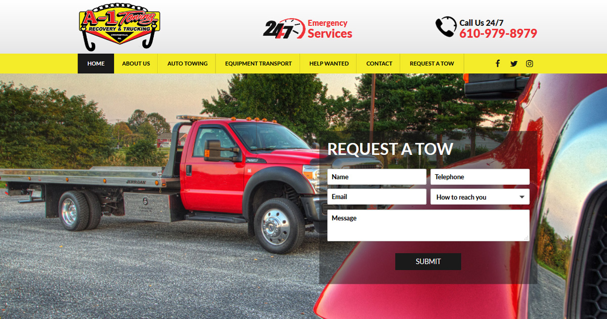 A-1 Towing Recovery & Trucking logo